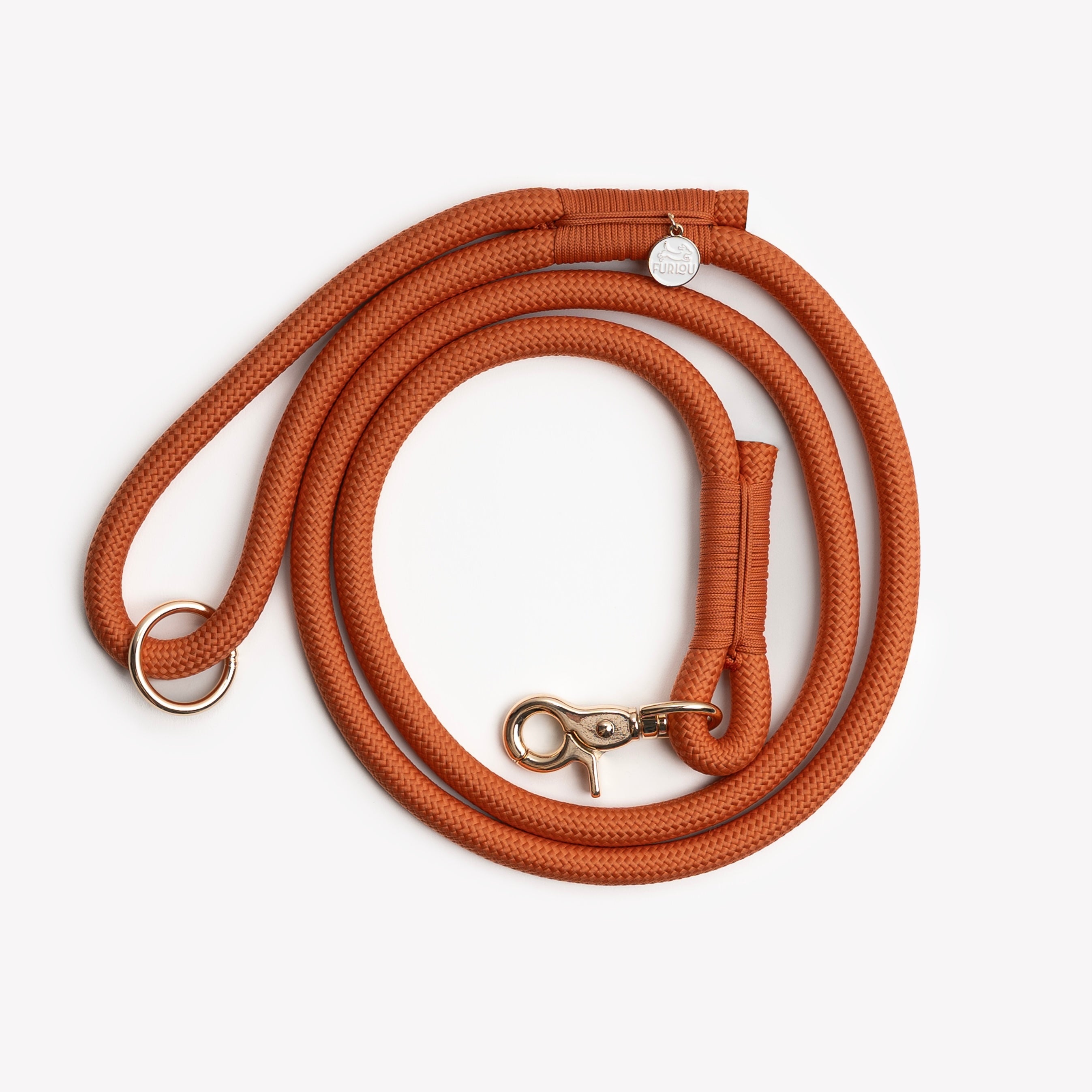 'Terracotta' - Braided Rope Leash
