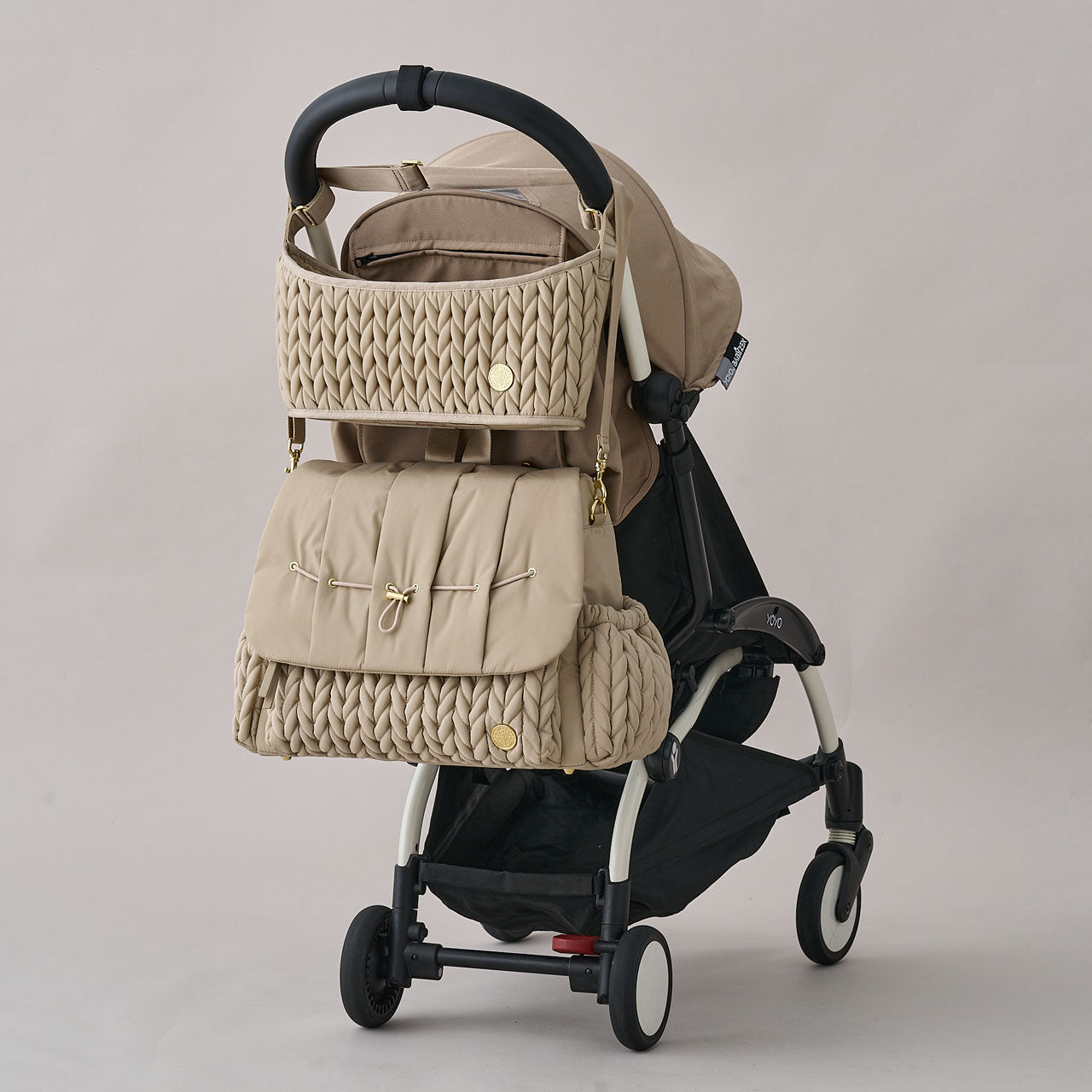 Levy Backpack Beige Holiday Set