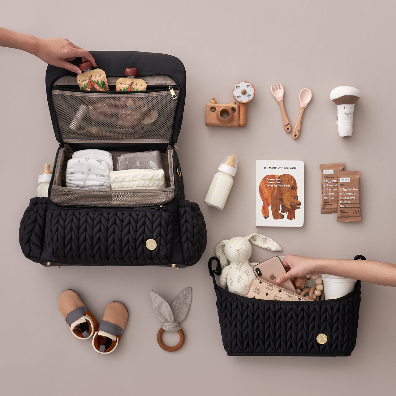 Levy Backpack Black Holiday Set