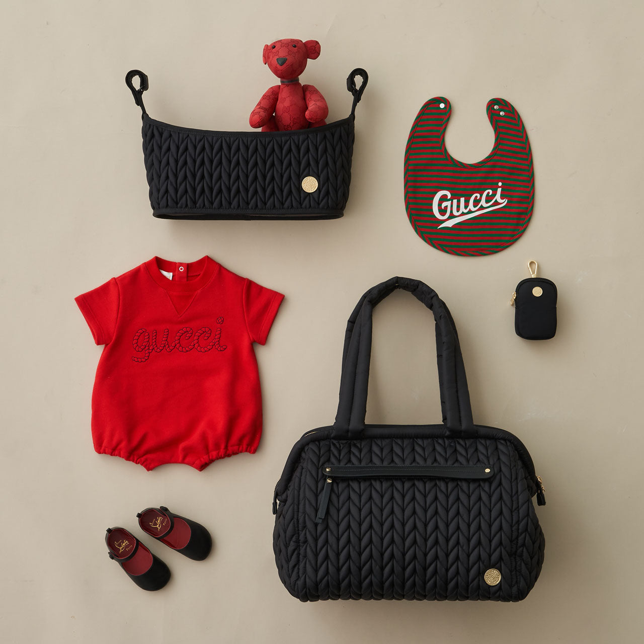 Paige Carryall Black Holiday Set