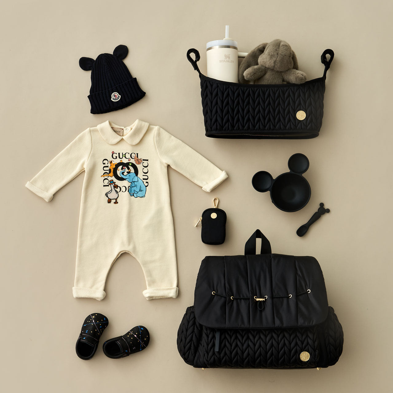 Levy Backpack Black Holiday Set