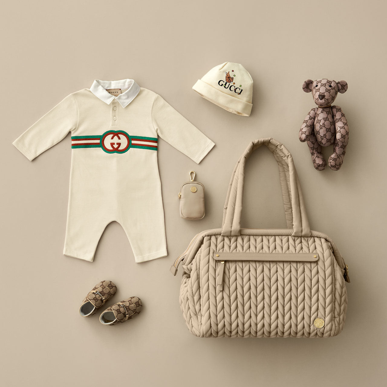 Paige Carryall Beige Holiday Set