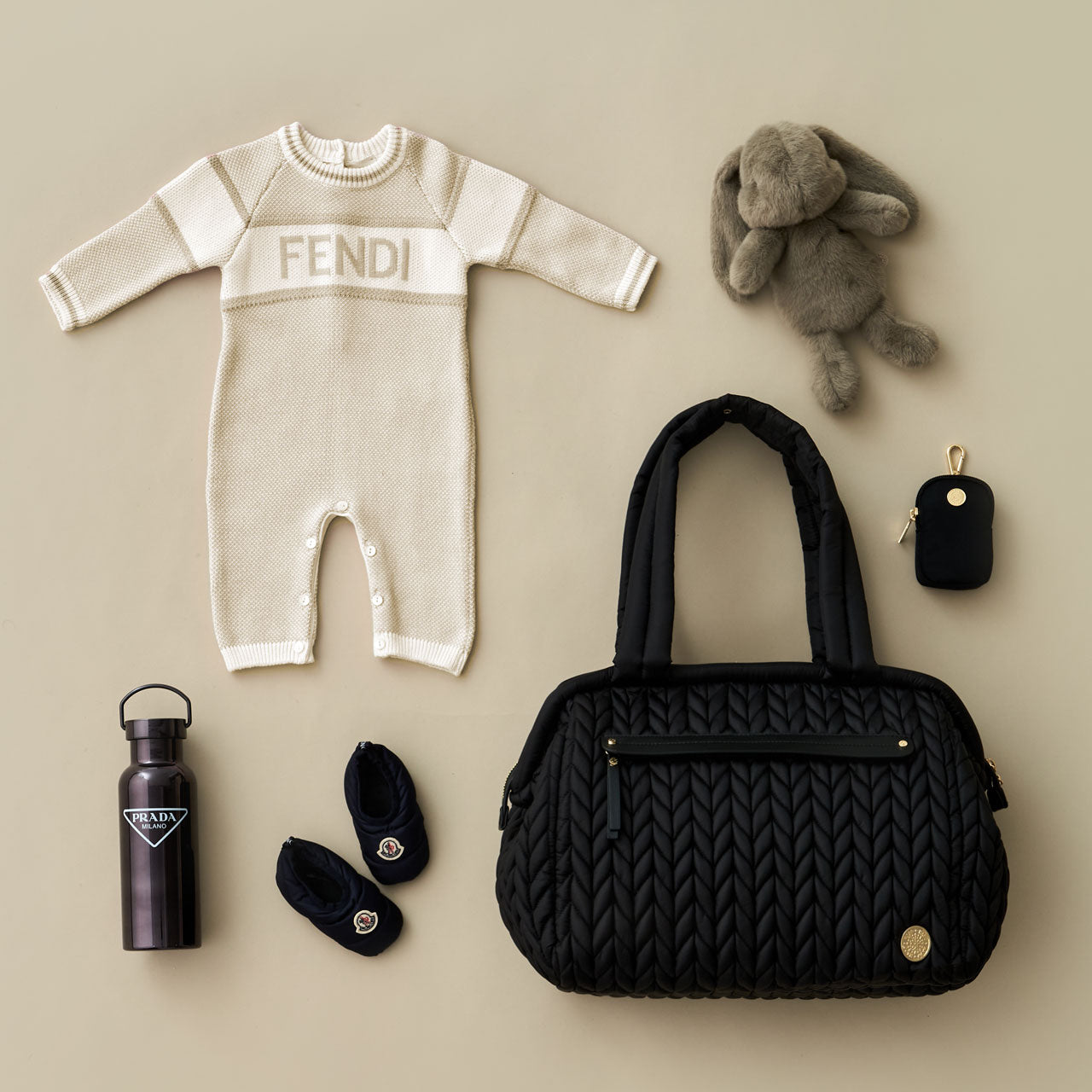 Paige Carryall Black Holiday Set