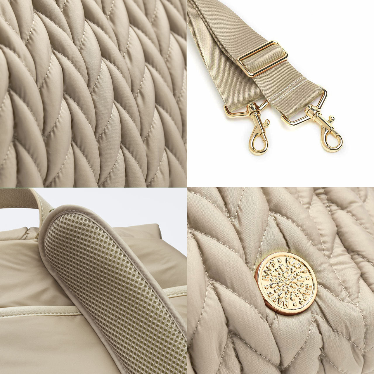 Levy Backpack Beige Holiday Set