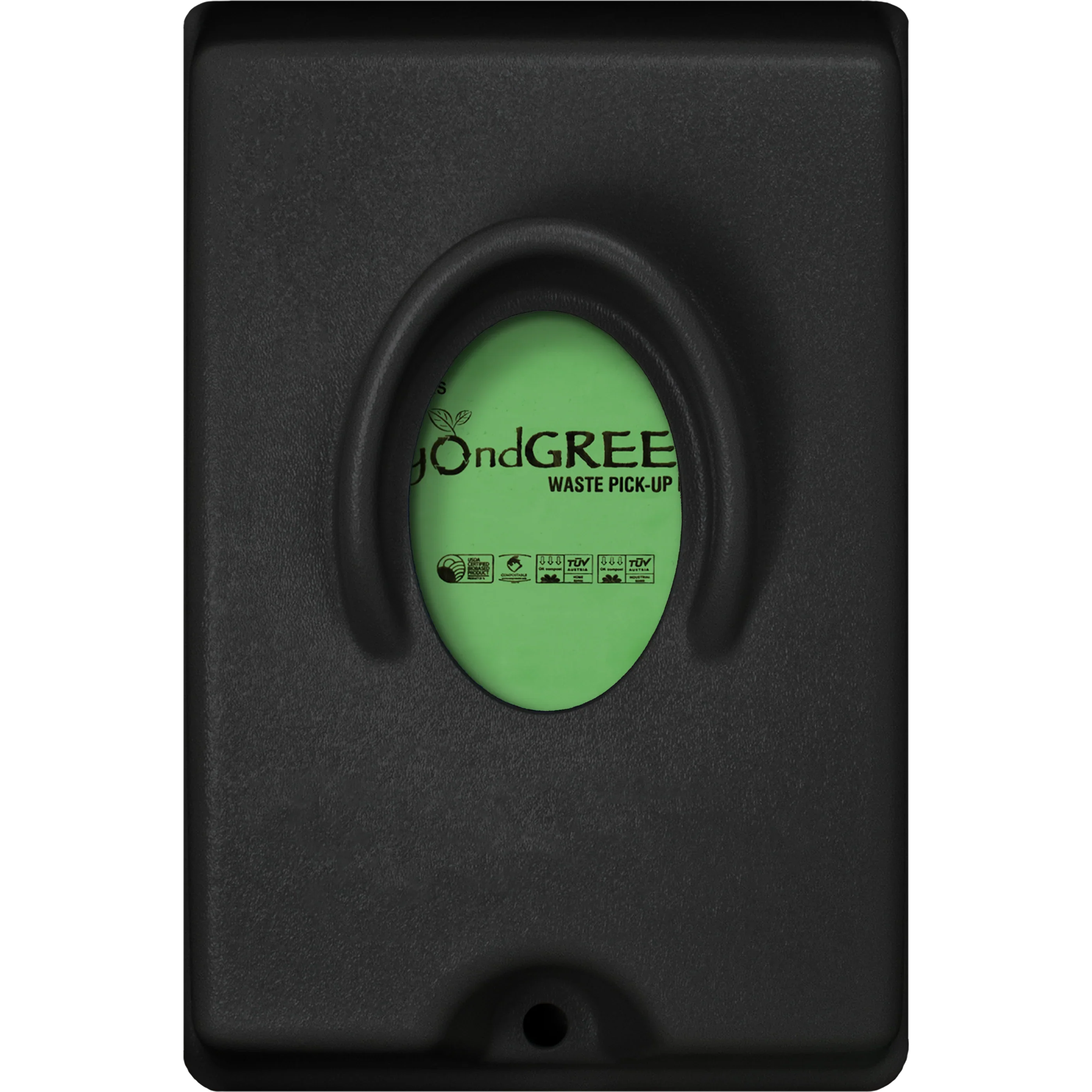 beyondGREEN Single-Pull Dog Waste Bag Dispenser – Wall/Pole Mount – Compatible with Single-Pull Header Packs – Heavy-Duty Construction