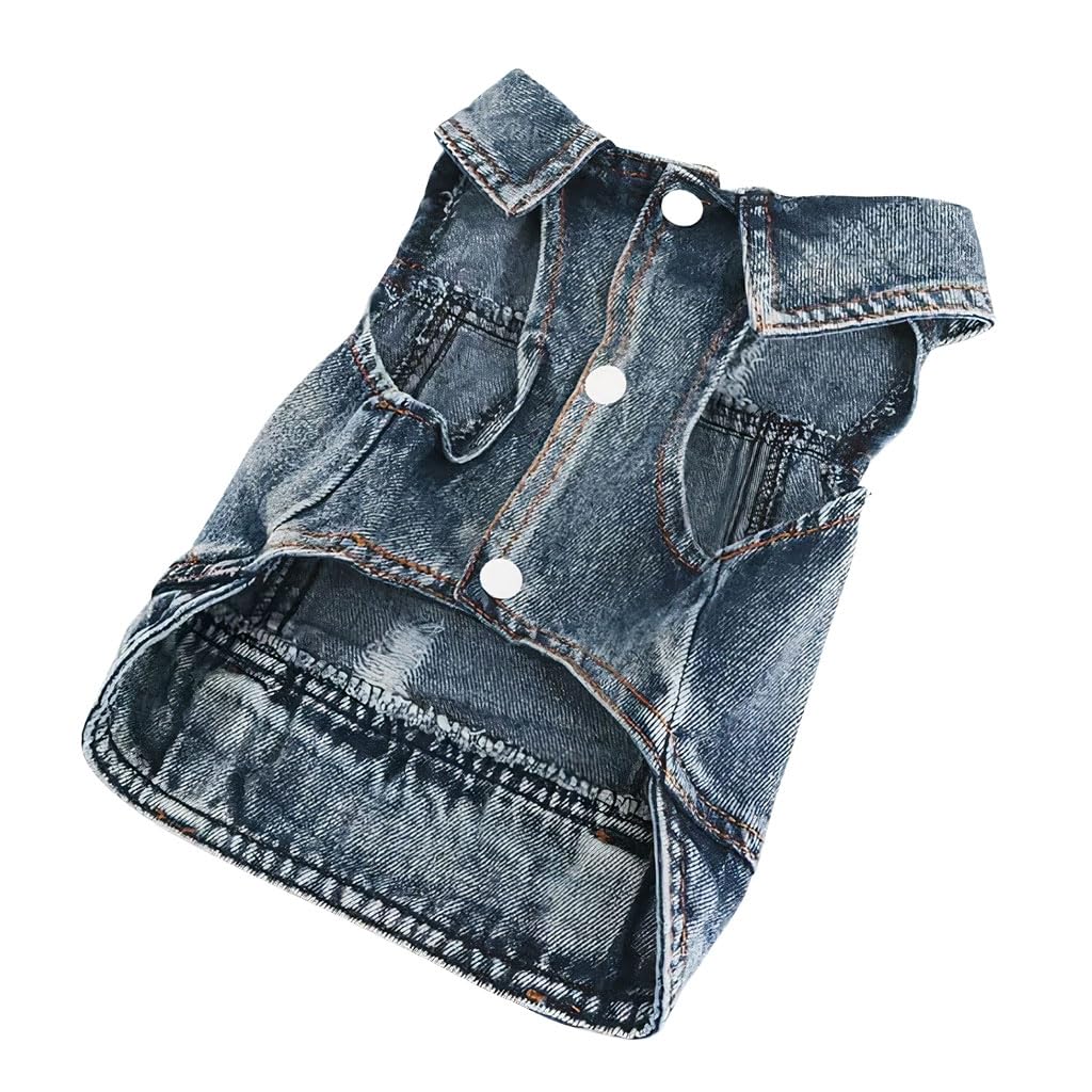 PawVibe Denim Jacket for Small & Medium Dogs