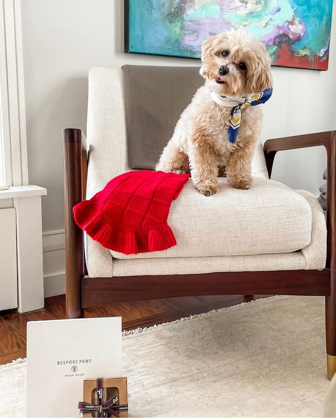 Erin 100% Silk Twill Dog Scarf, or Bandana