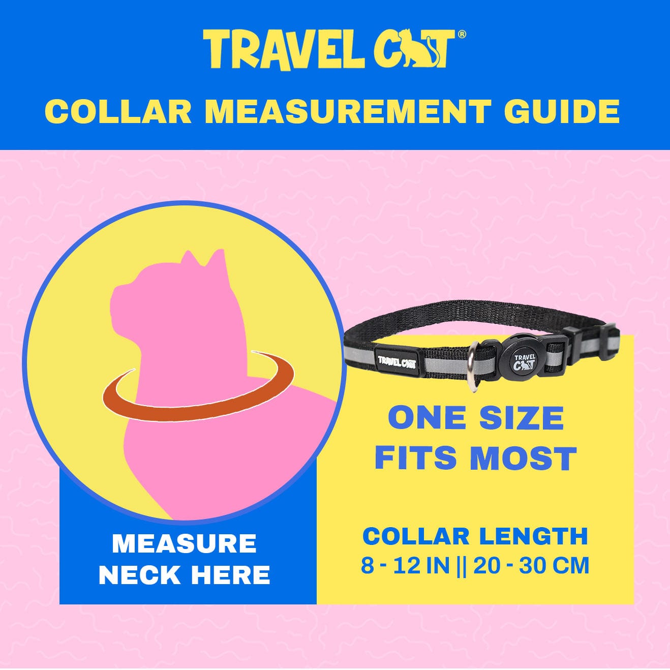 “The Travel Cat” Breakaway Cat Collar
