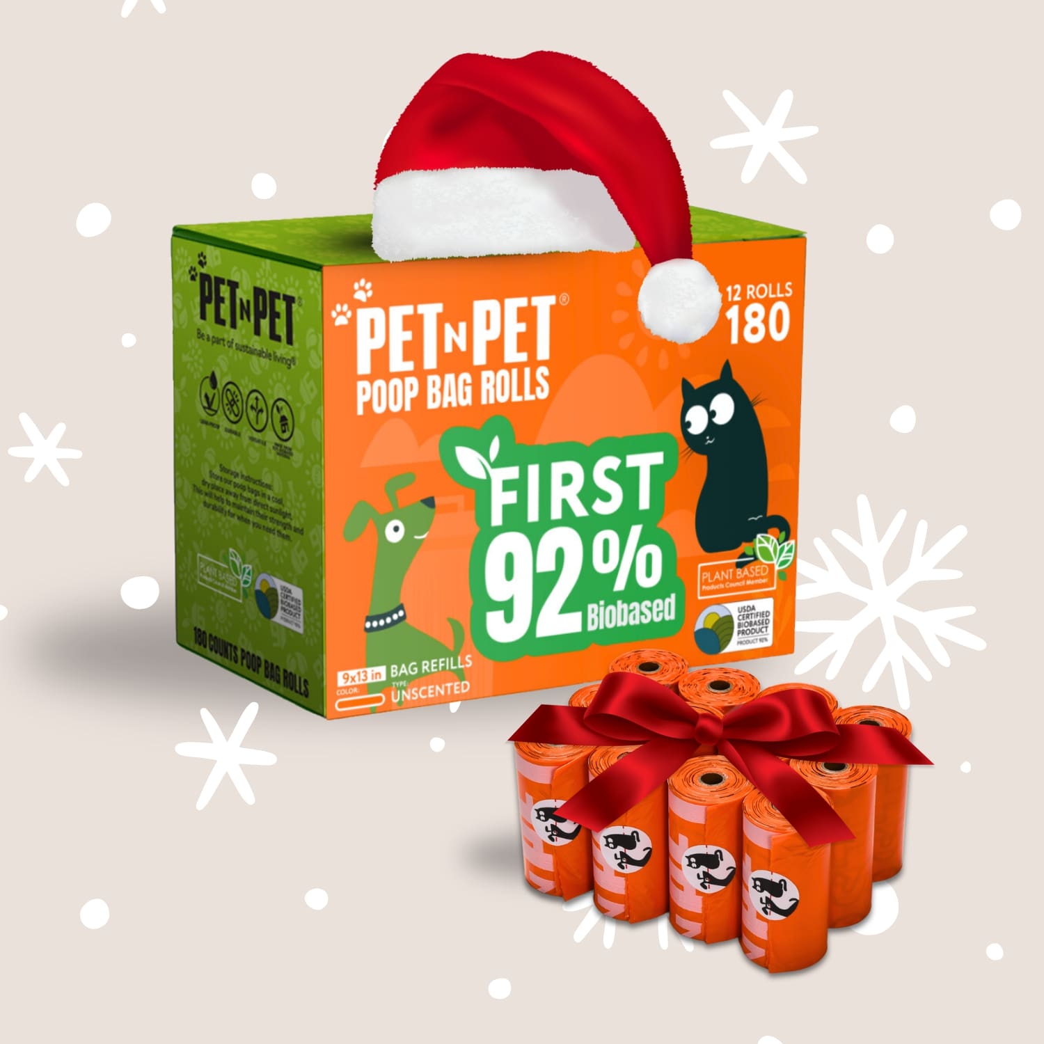 92% Biobased Poop Bags