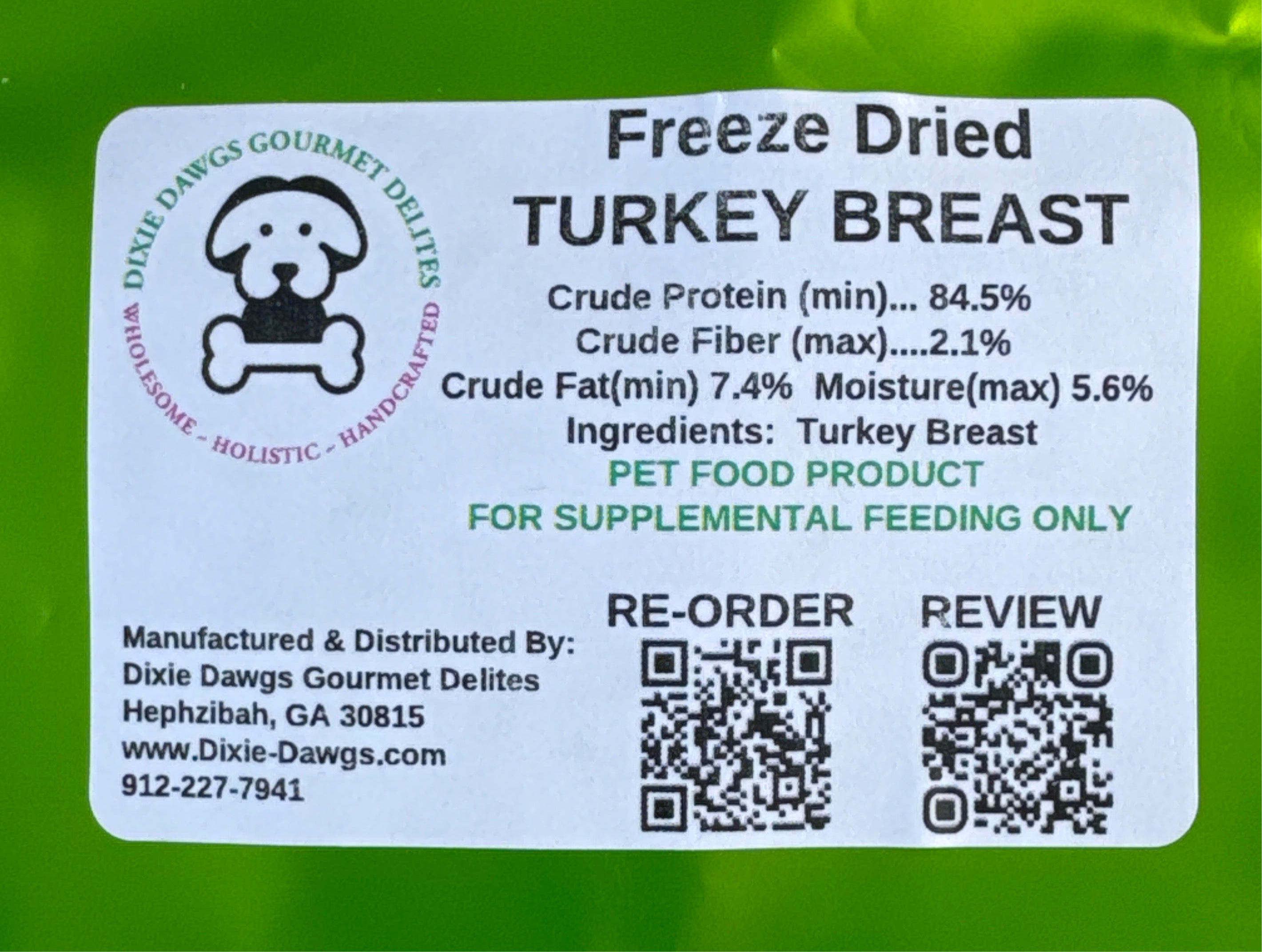 Turkey Breast - Freeze Dried