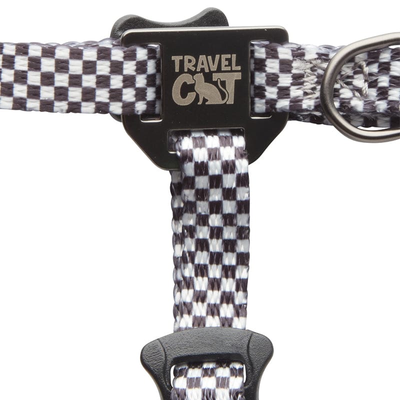 "The Day Tripper" Perfect Adjustable H-Style Cat Harness & Bungee Leash Set