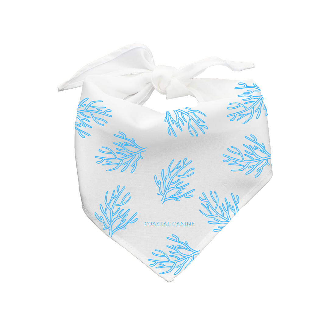 Coral Themed Dog Bandanna