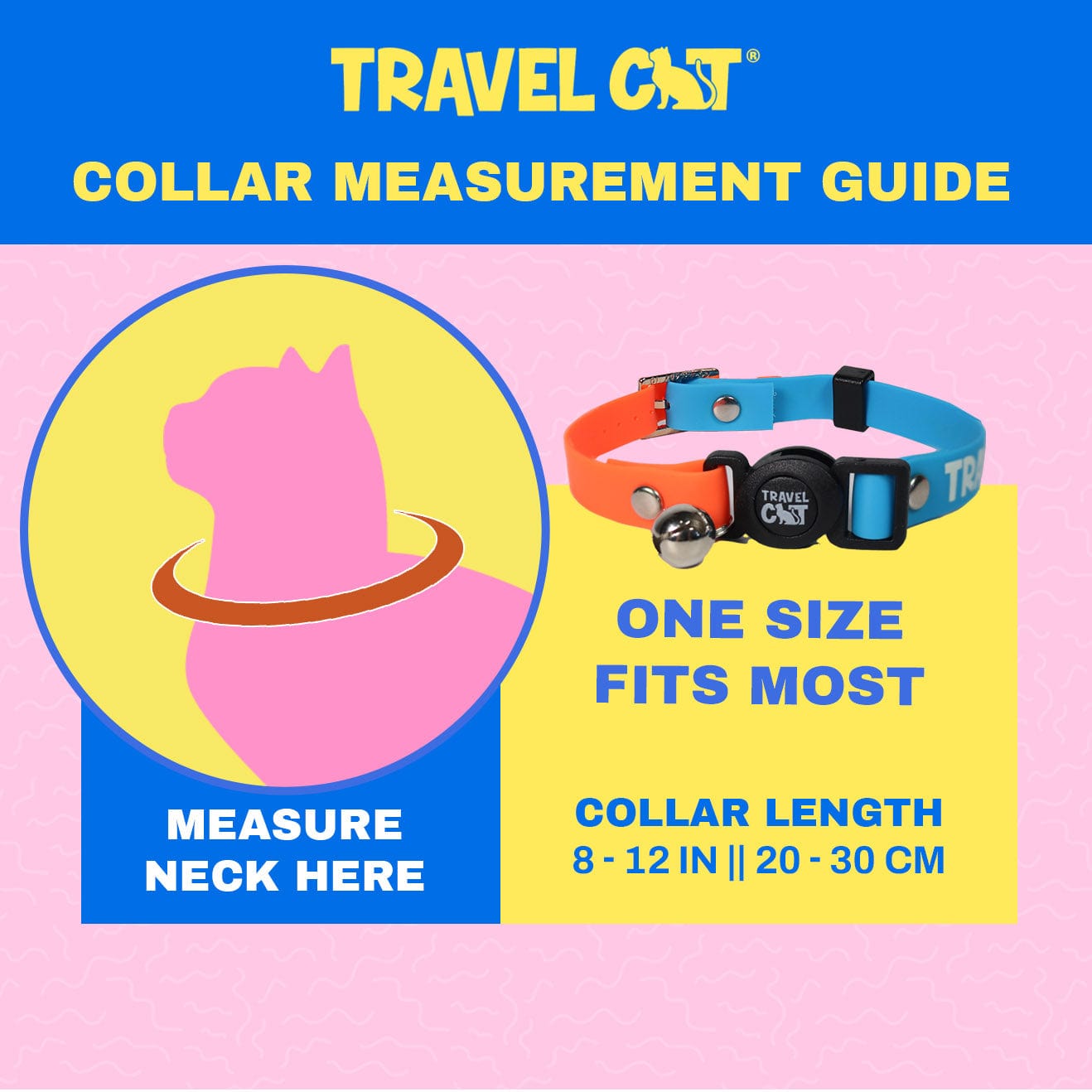 "The Fancy Cat" Silicone Breakaway Collar