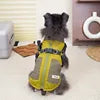 Winter Pet Jacket Coat with Harness for Small & Large Dogs Cotton Warm Fleece Puppy Costume Clothes