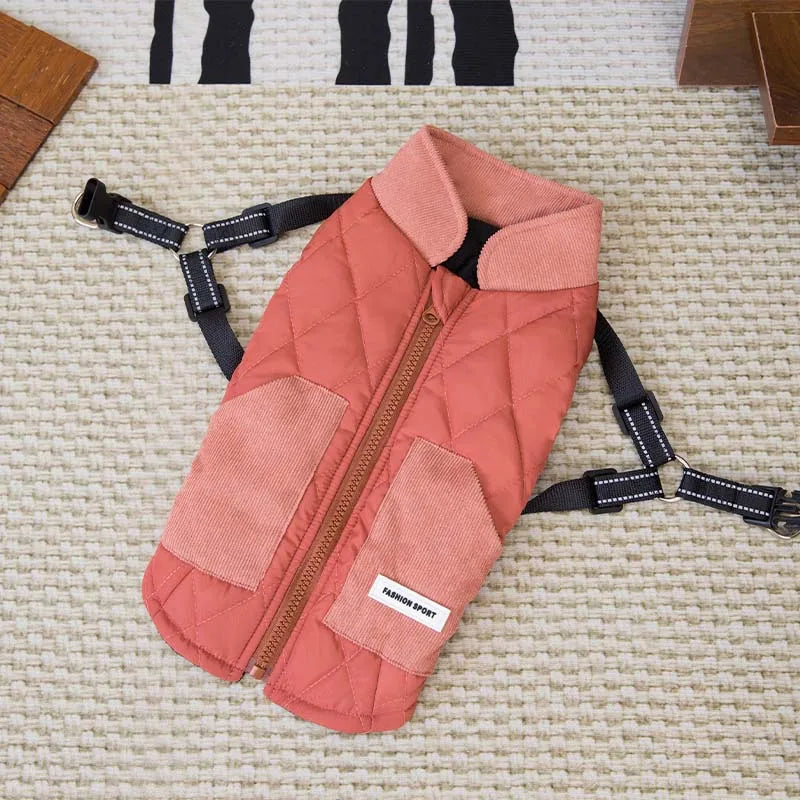 Pet Coat with Harness