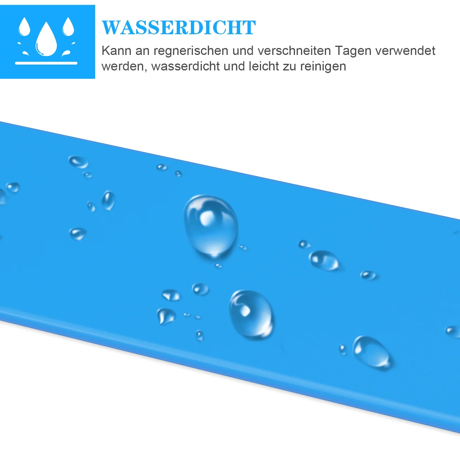 QuickDry Waterproof PVC Dog Leash - Multiple Lengths