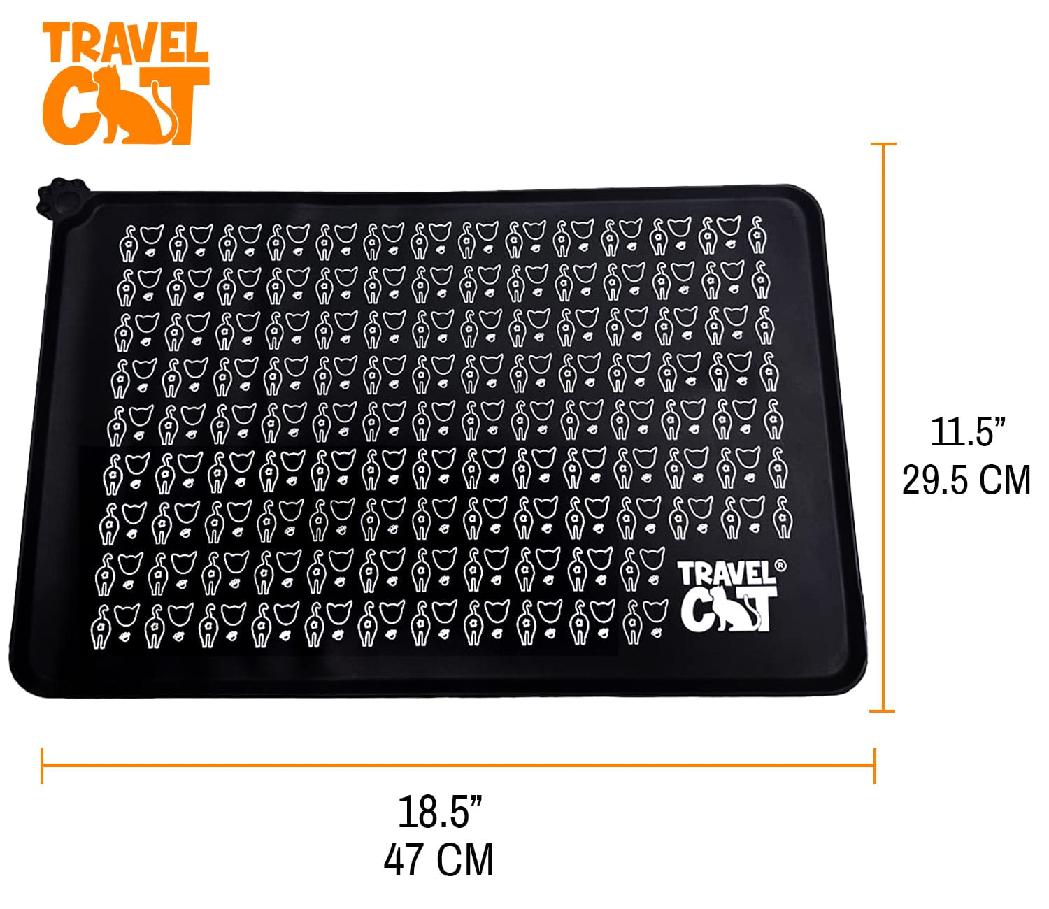 "The Nice & Tidy" Cat Food & Water Feeding Mat