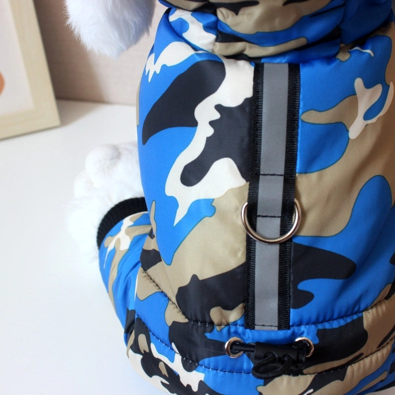 Dog Fleece-lined Autumn Winter Puppy Heattech Four-Legged Pet Clothing