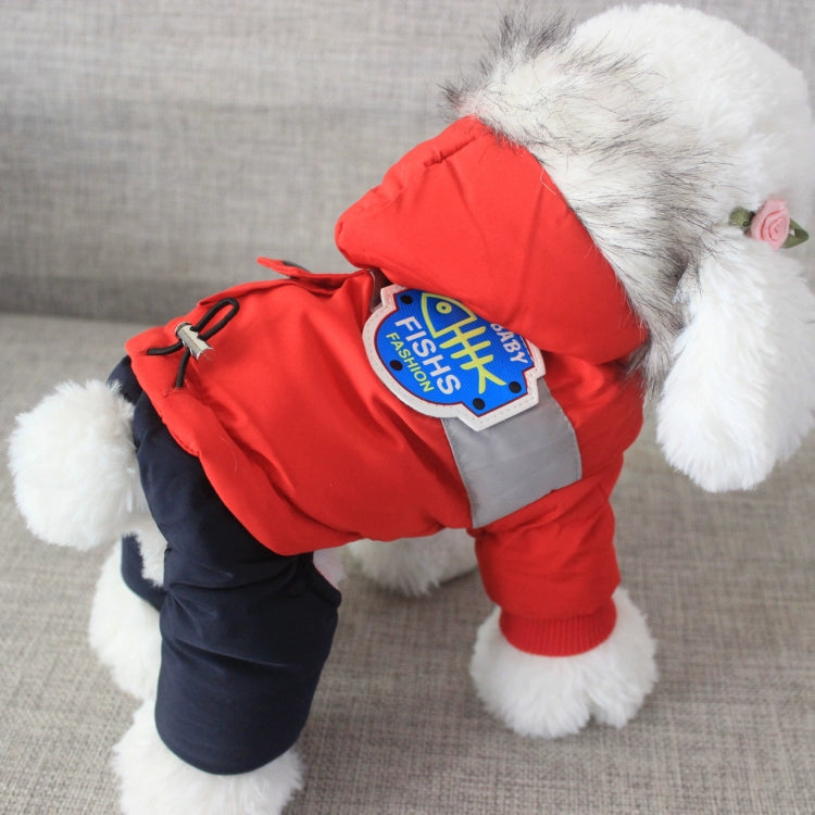 Dog Fleece-lined Autumn Winter Puppy Heattech Four-Legged Pet Clothing