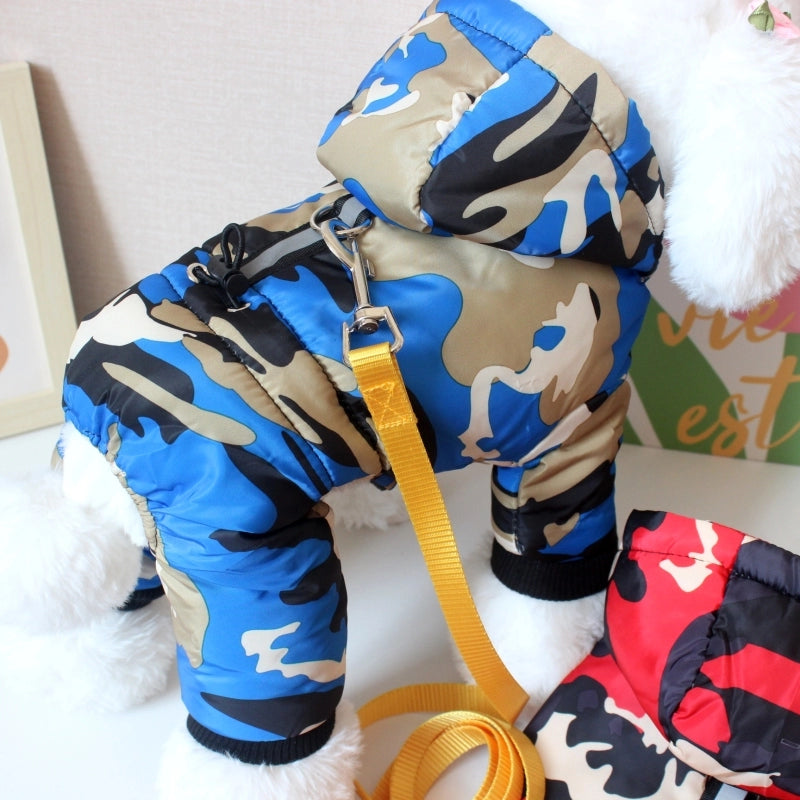 Dog Fleece-lined Autumn Winter Puppy Heattech Four-Legged Pet Clothing