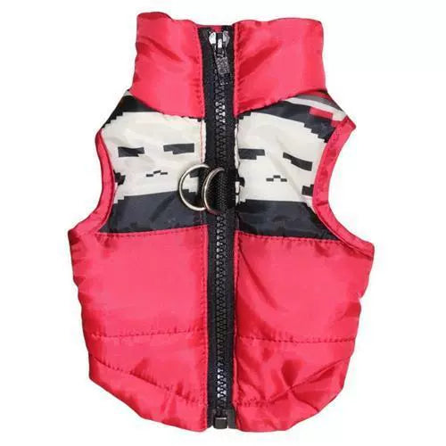 Pet Clothing Dog Clothes Camouflage Skull Butterfly Leopard Print Vest Cotton-Padded Jacket Autumn and Winter