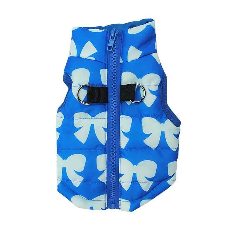 Pet Clothing Dog Clothes Camouflage Skull Butterfly Leopard Print Vest Cotton-Padded Jacket Autumn and Winter