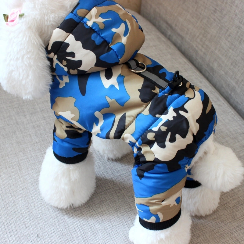 Dog Fleece-lined Autumn Winter Puppy Heattech Four-Legged Pet Clothing
