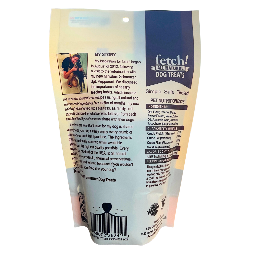 Biscuits | Peanut Butter Goodness | fetch! Dog Treats™