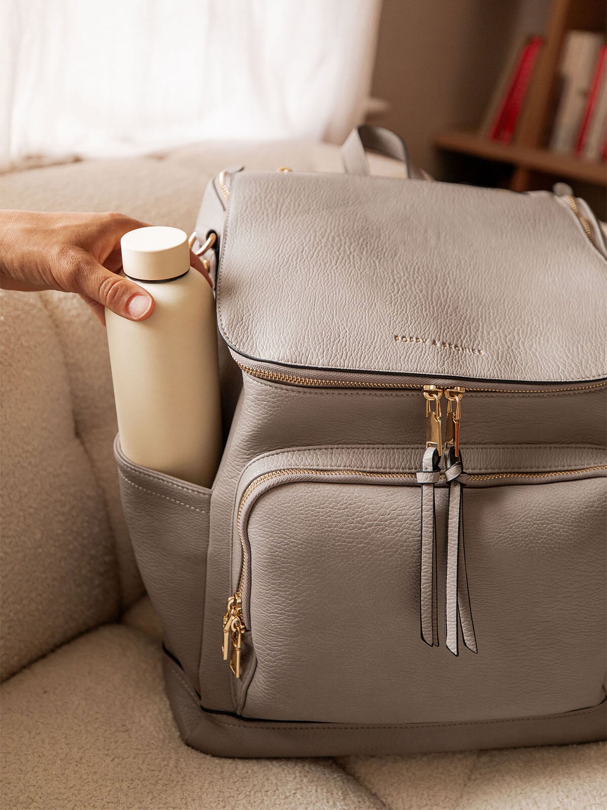 Lullaby Diaper Backpack Grey