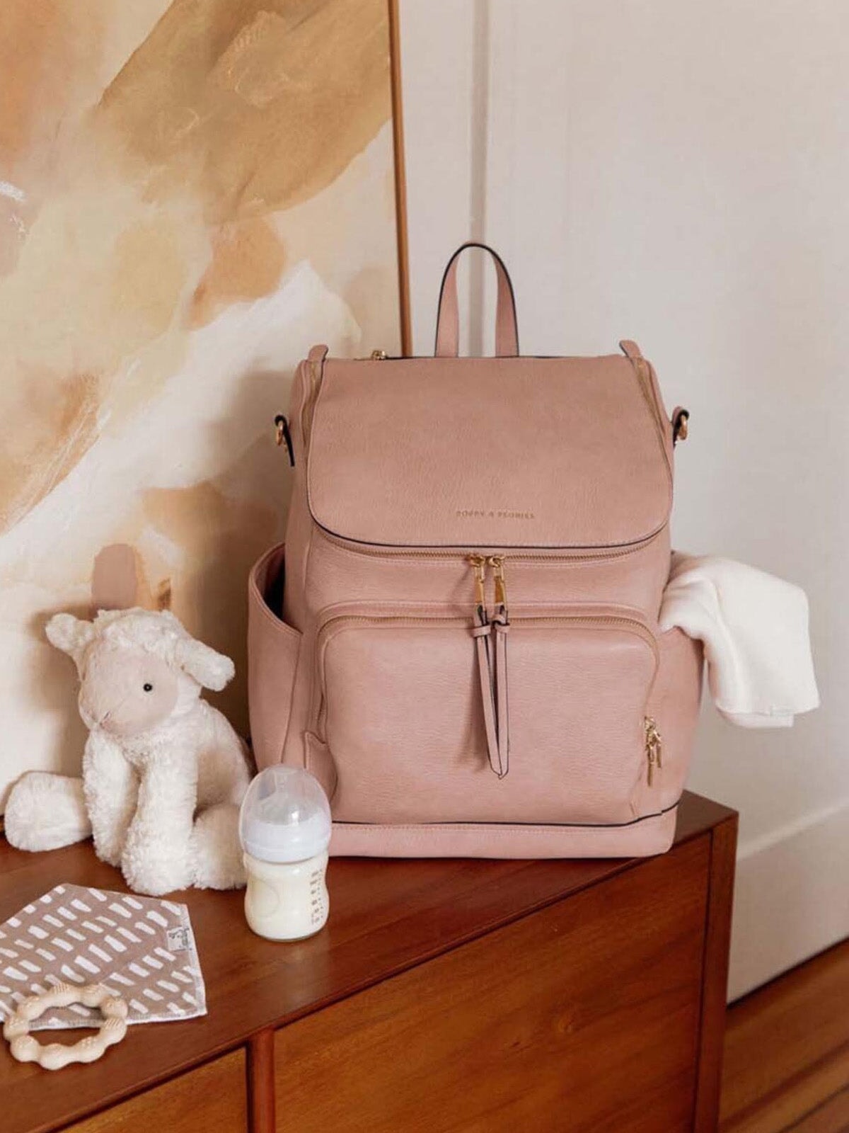 Lullaby Diaper Backpack Blush