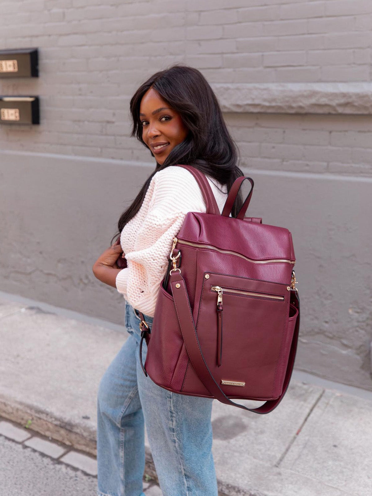 Commuter Backpack Berry