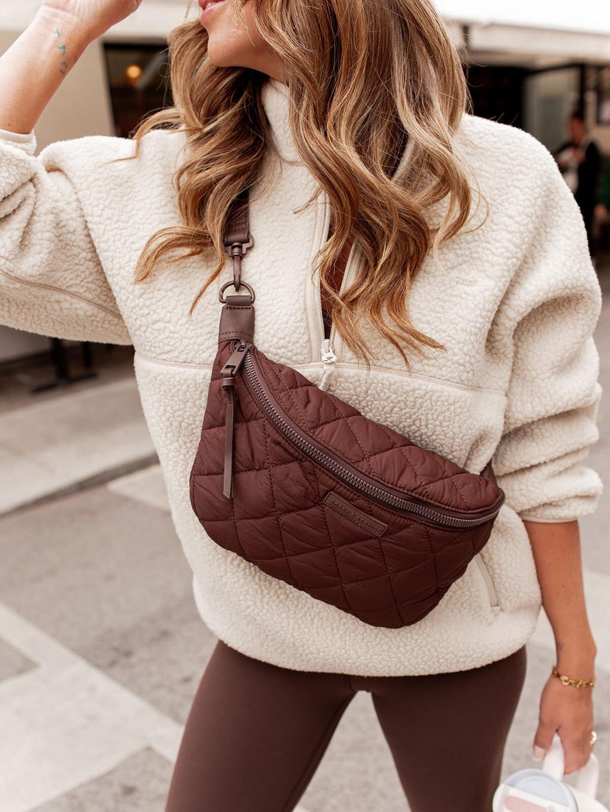 Quilted Large Sidekick Espresso