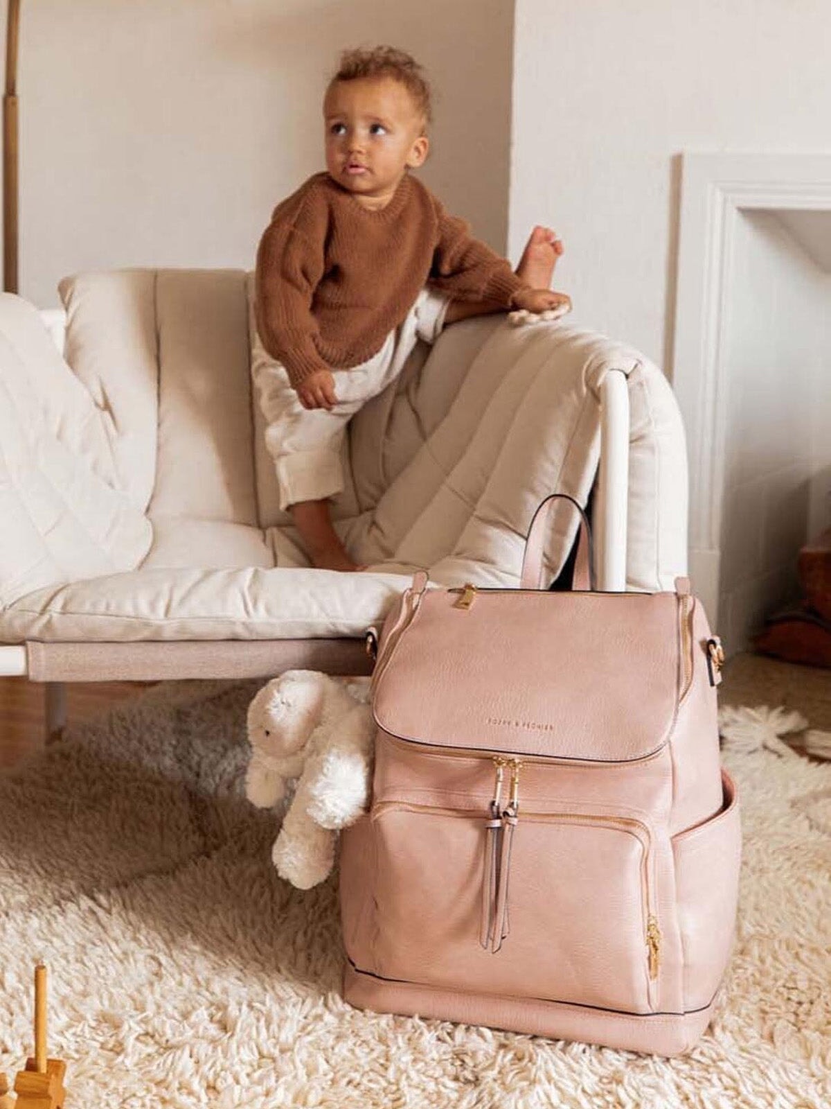 Lullaby Diaper Backpack Blush