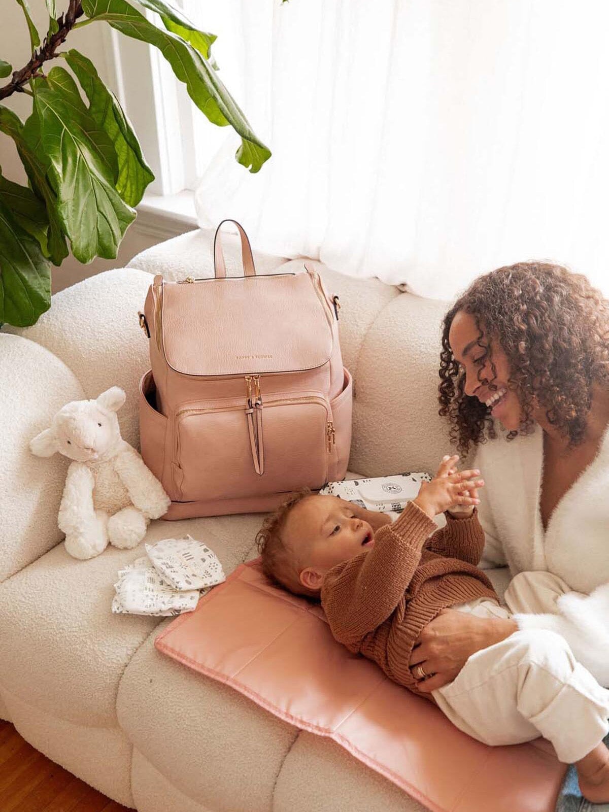 Lullaby Diaper Backpack Blush