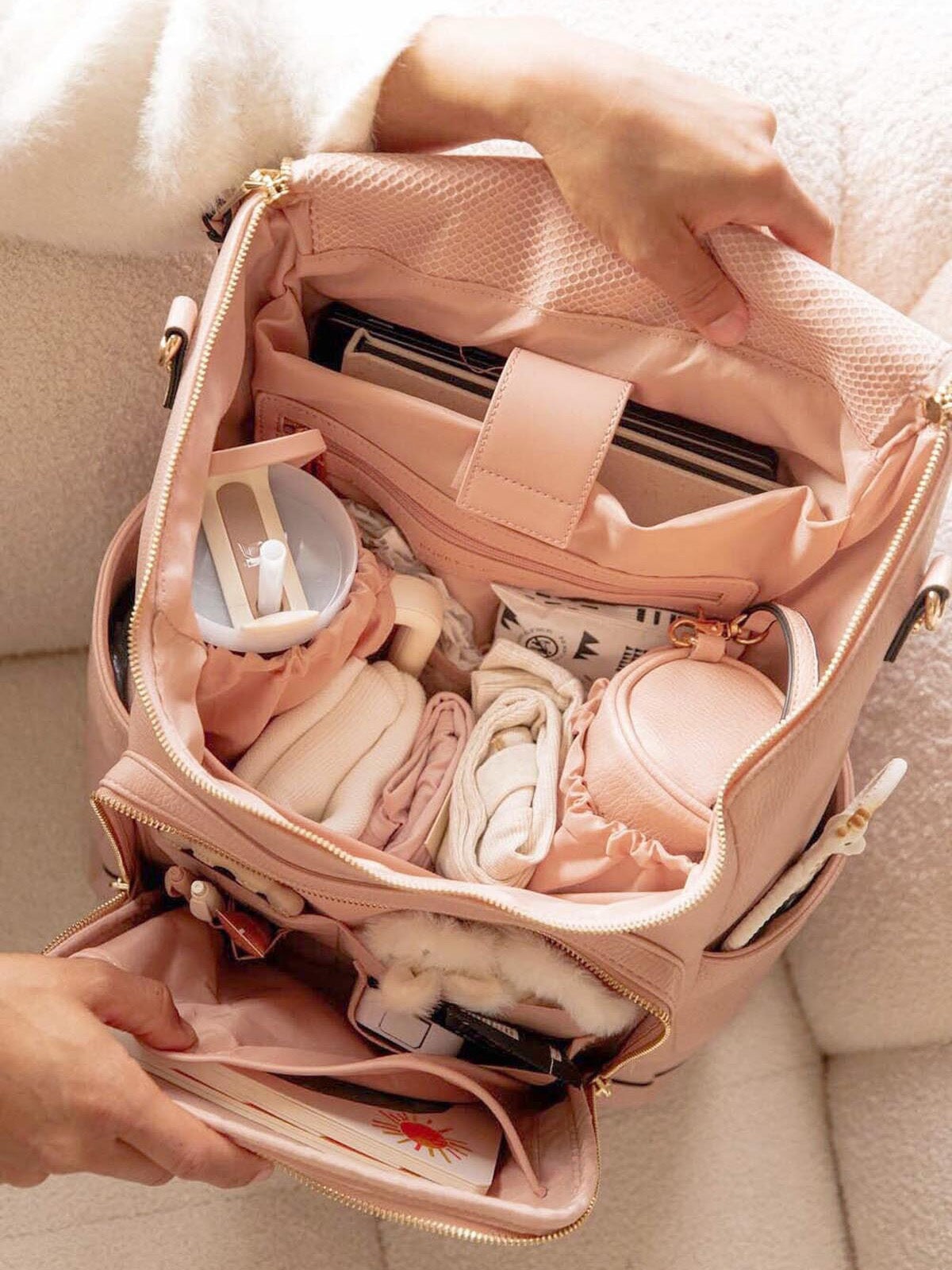 Lullaby Diaper Backpack Blush