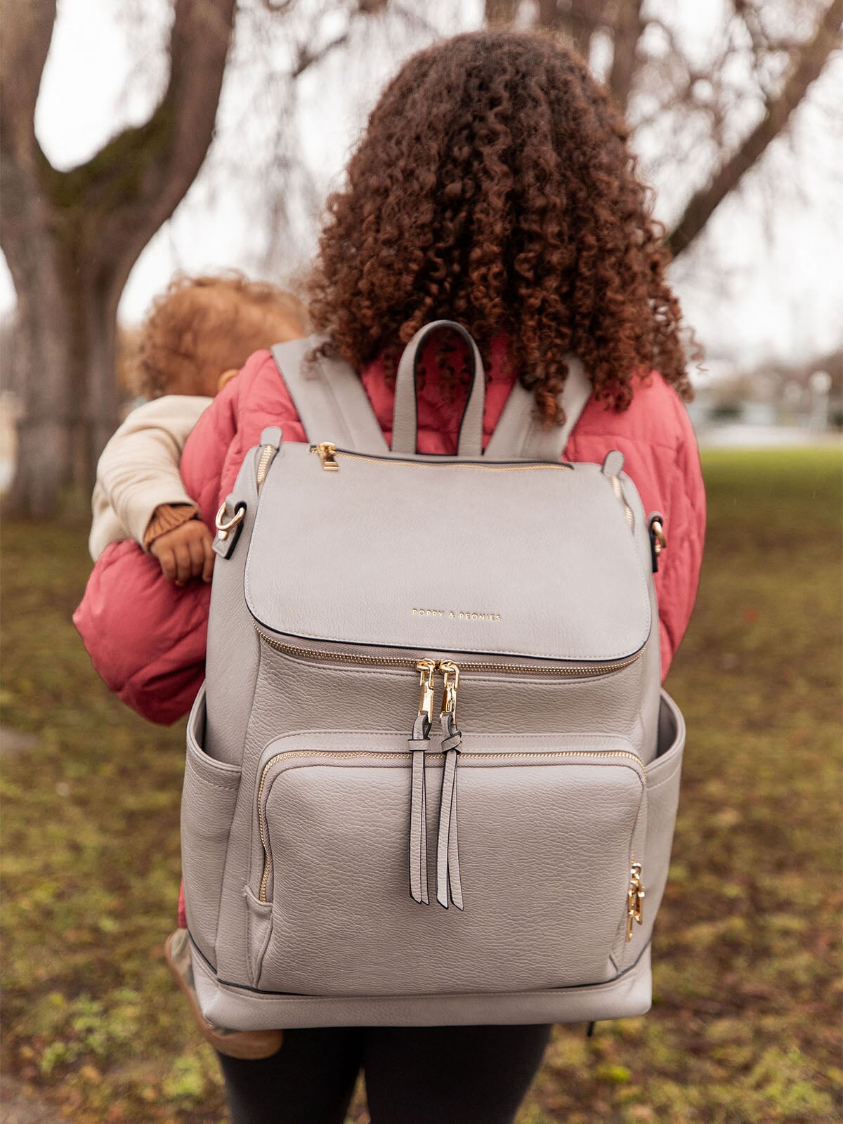 Lullaby Diaper Backpack Grey