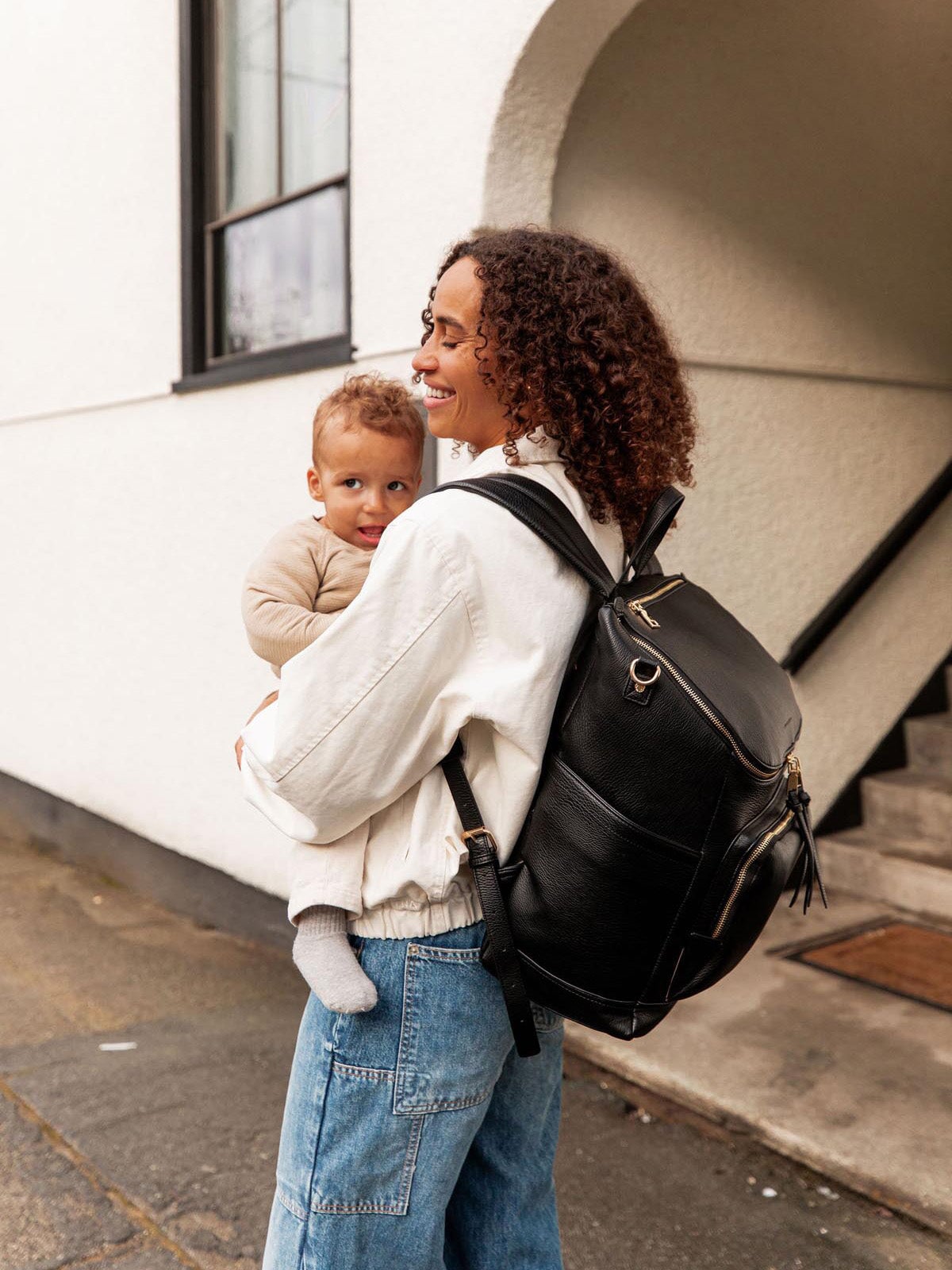 Lullaby Diaper Backpack Black