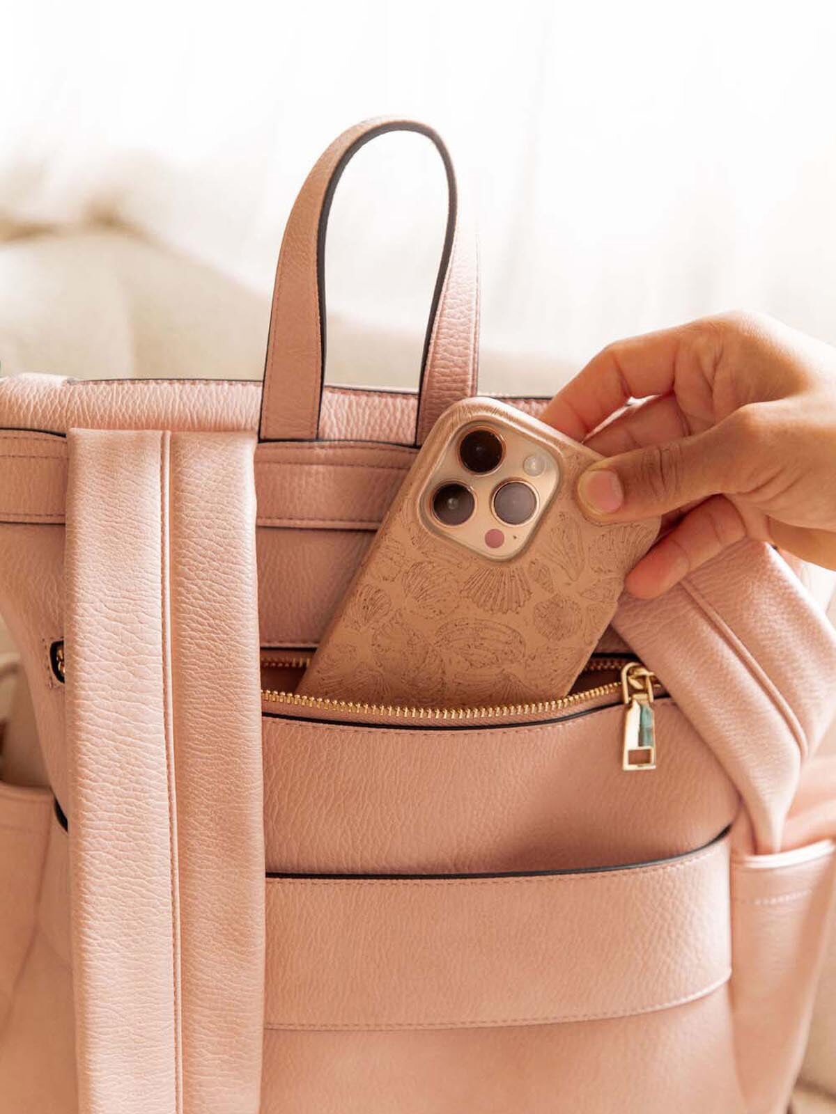 Lullaby Diaper Backpack Blush