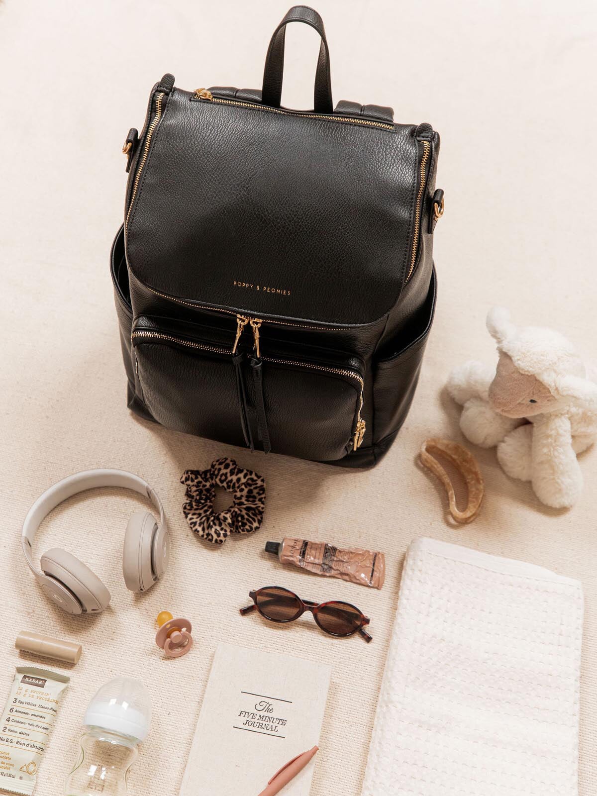 Lullaby Diaper Backpack Black