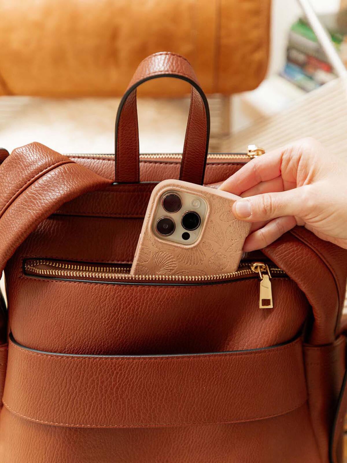 Lullaby Diaper Backpack Chestnut