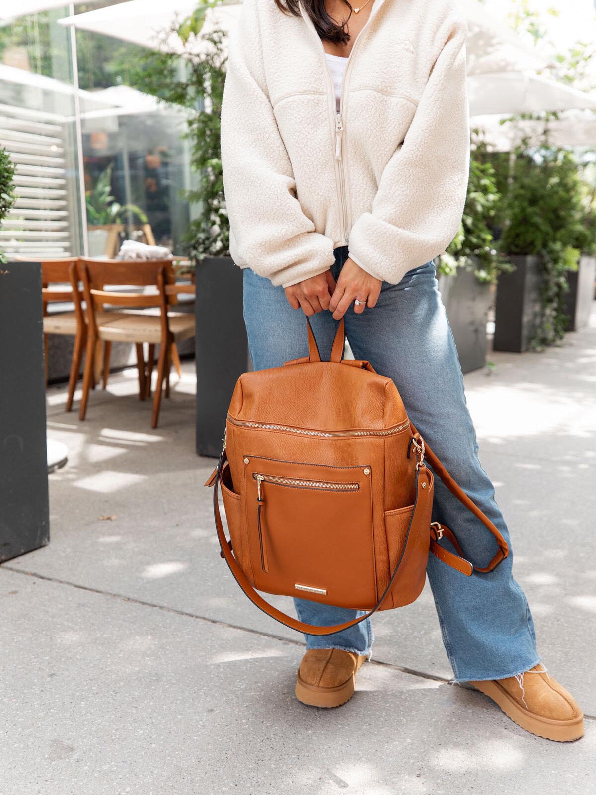 Commuter Backpack Cognac