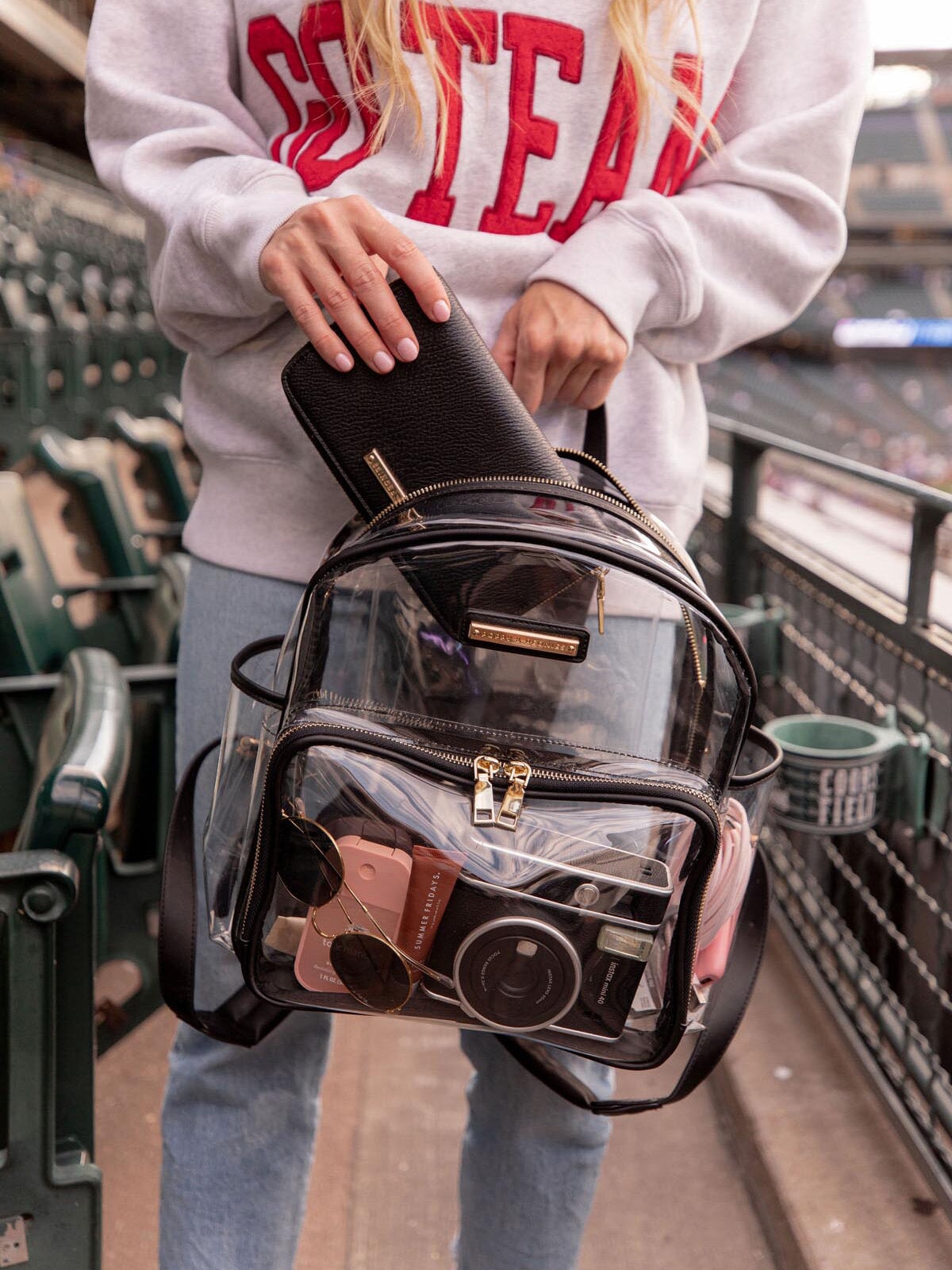 The Stadium Backpack Black