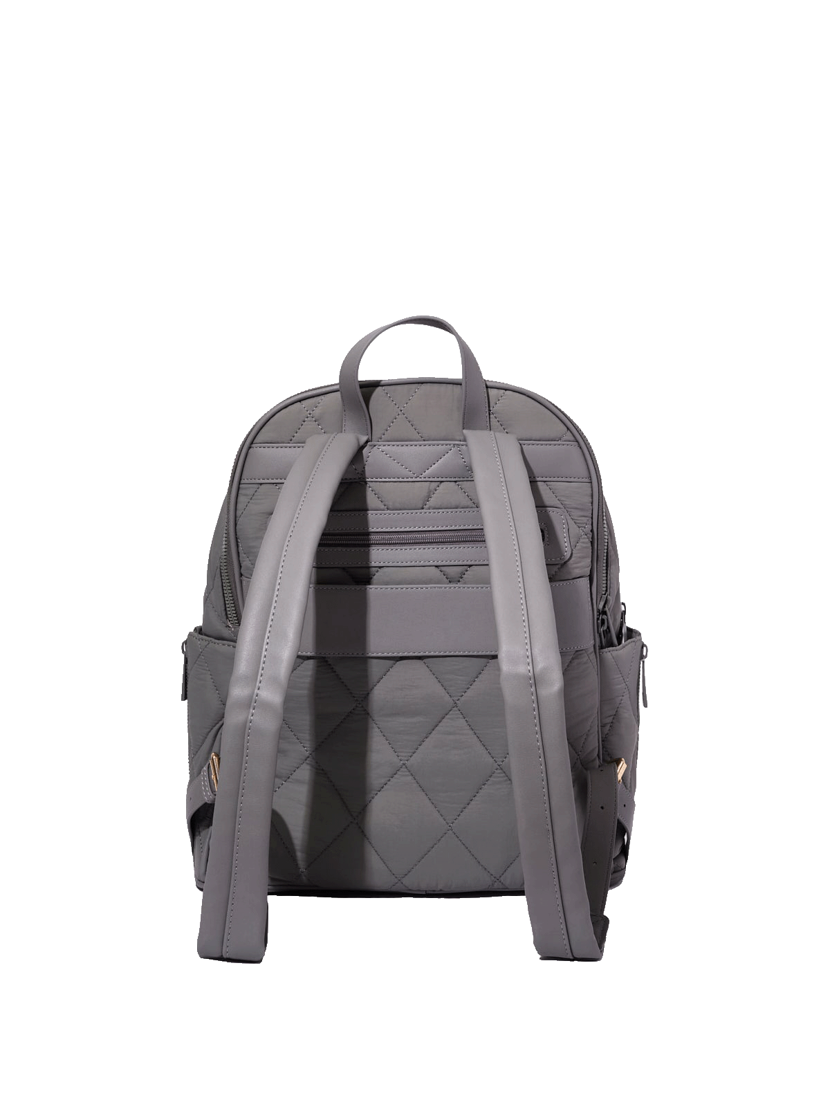 Quilted Brooklyn Backpack grey