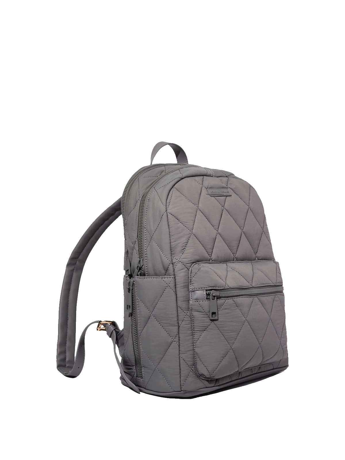 Quilted Brooklyn Backpack grey