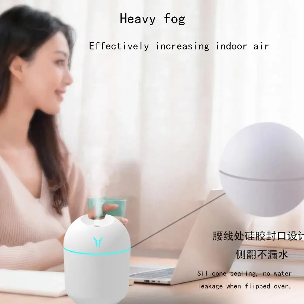 Mini USB Humidifier LED