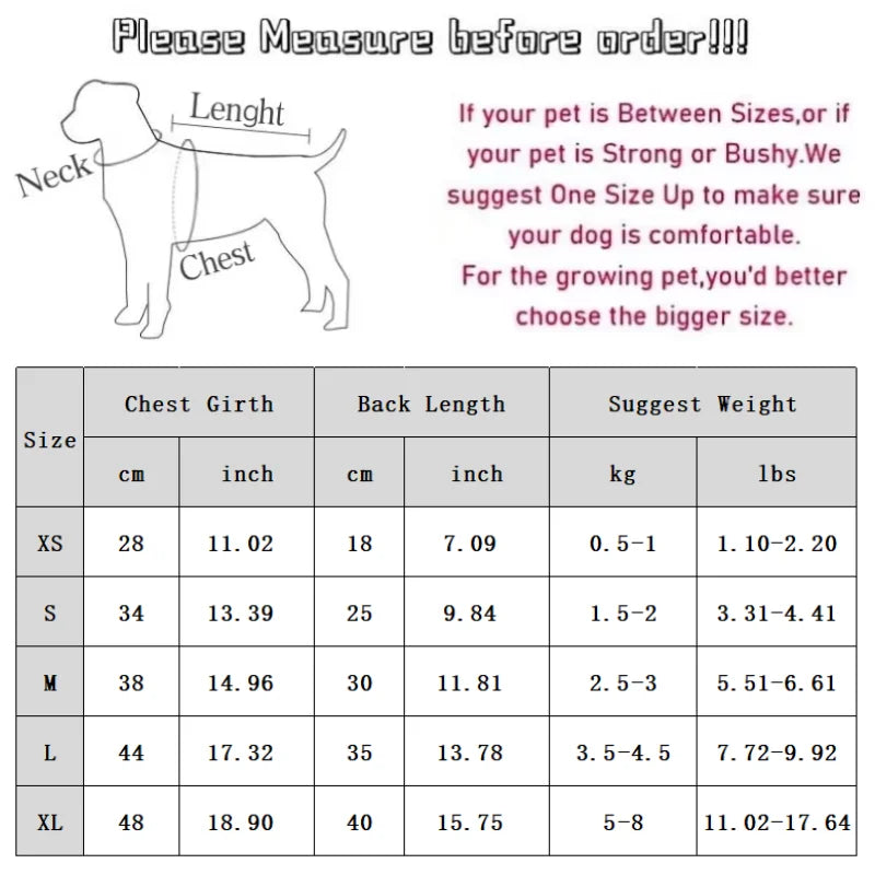 Classic Winter Dog Sweater Warm Cotton Coat for Small