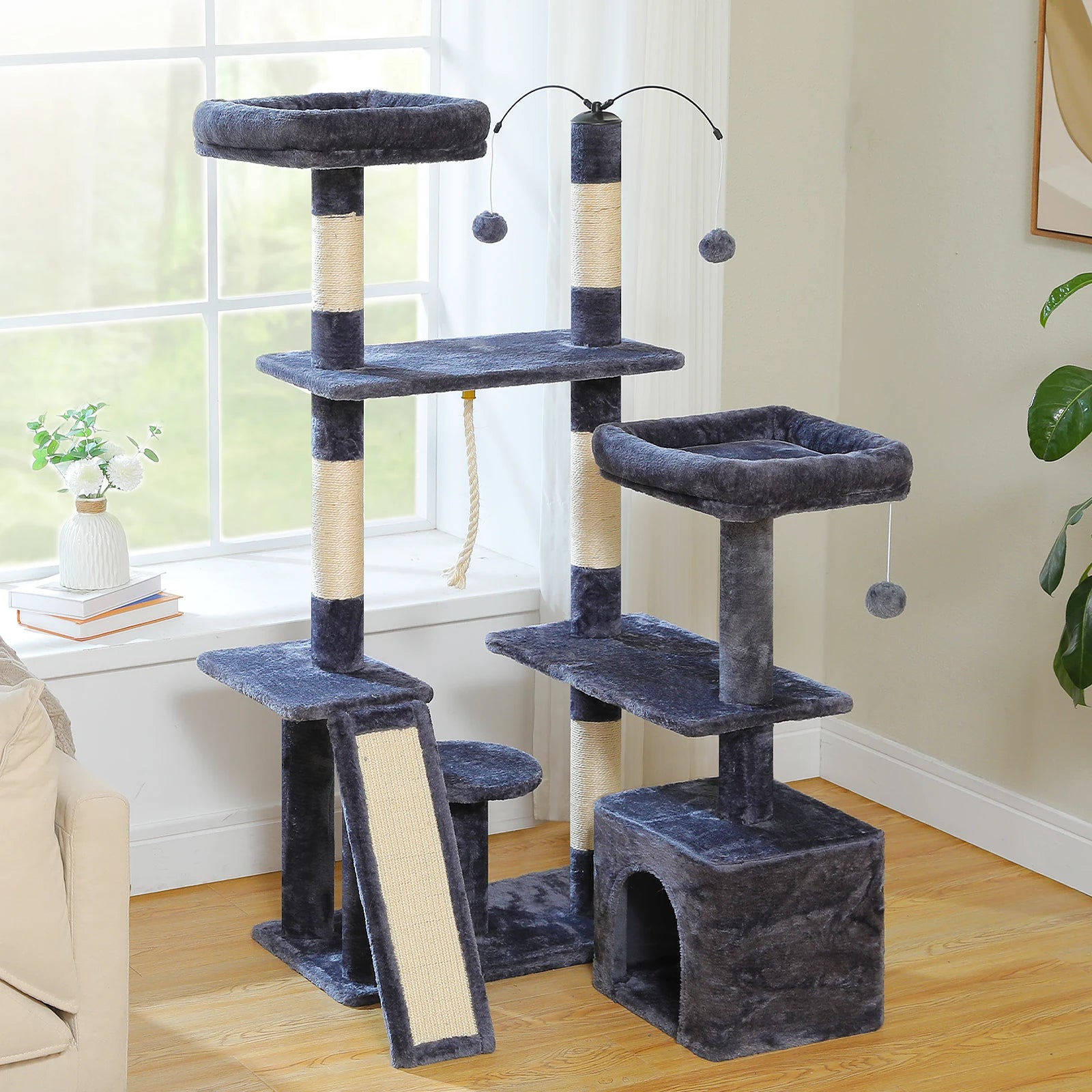 Cat Condo with Sisal Medium
