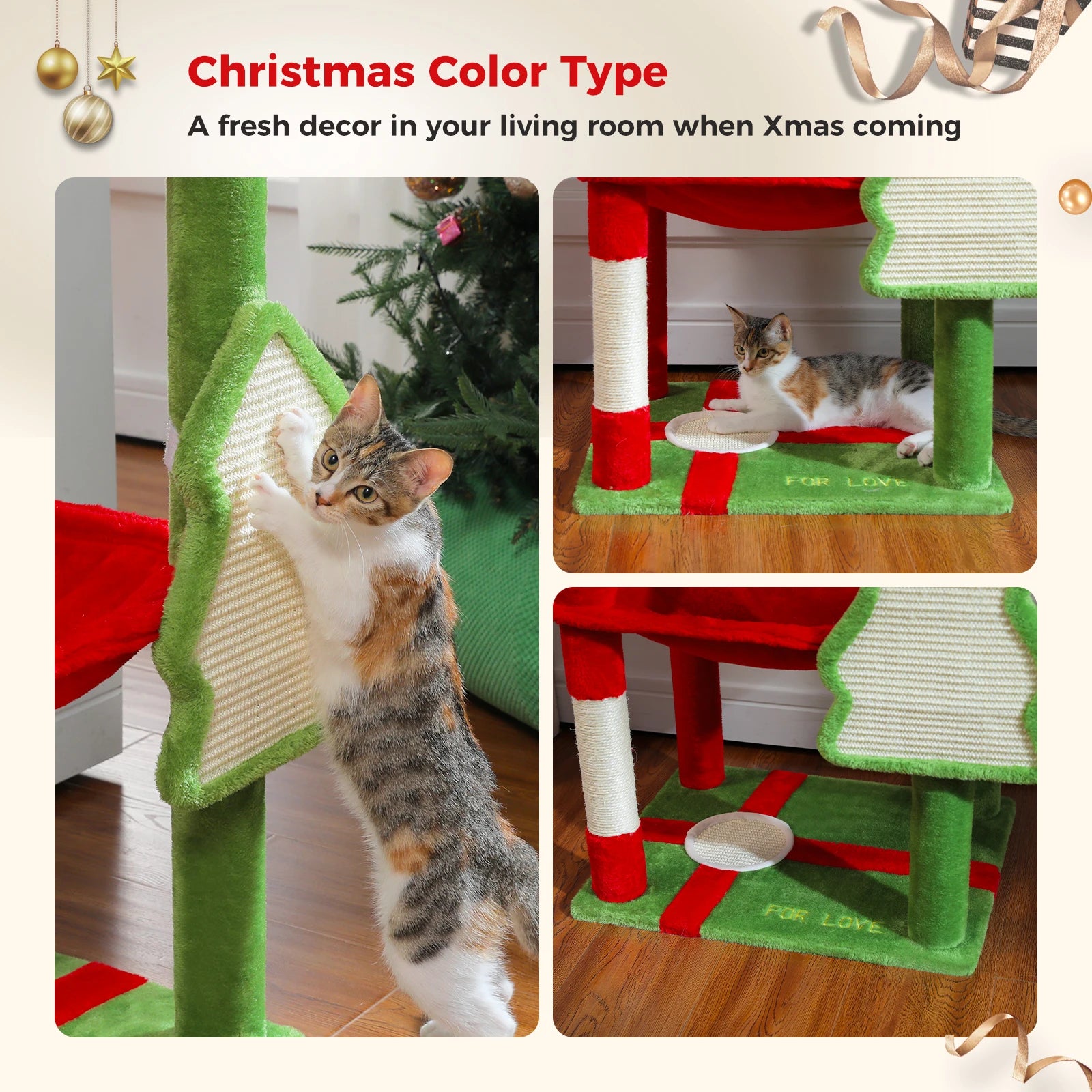 Xmas Cat Condo