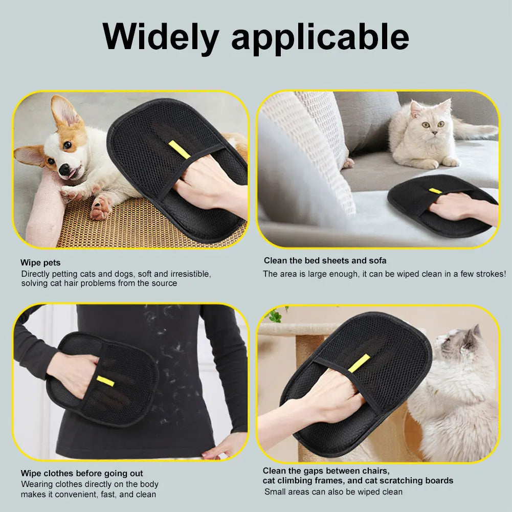 MagicBrush Pet Hair Remover Gloves - 5 pcs for Shedding