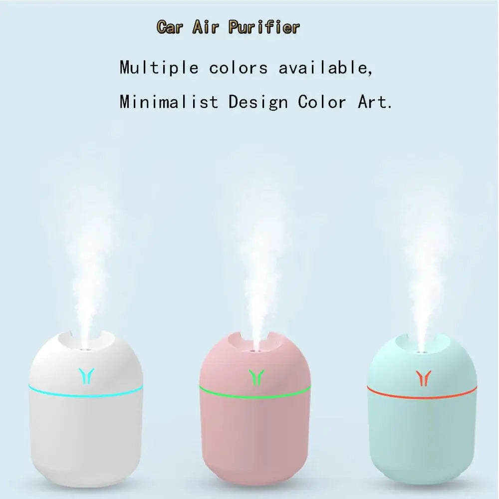 Mini USB LED Humidifier with Ultrasonic